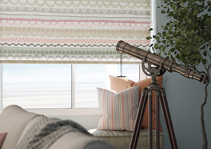 Bohemian, Delicate Pastels - Twist&Fit Roman Blind - Image 5
